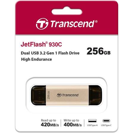 Transcend JetFlash 930C 256GB Flash Drive